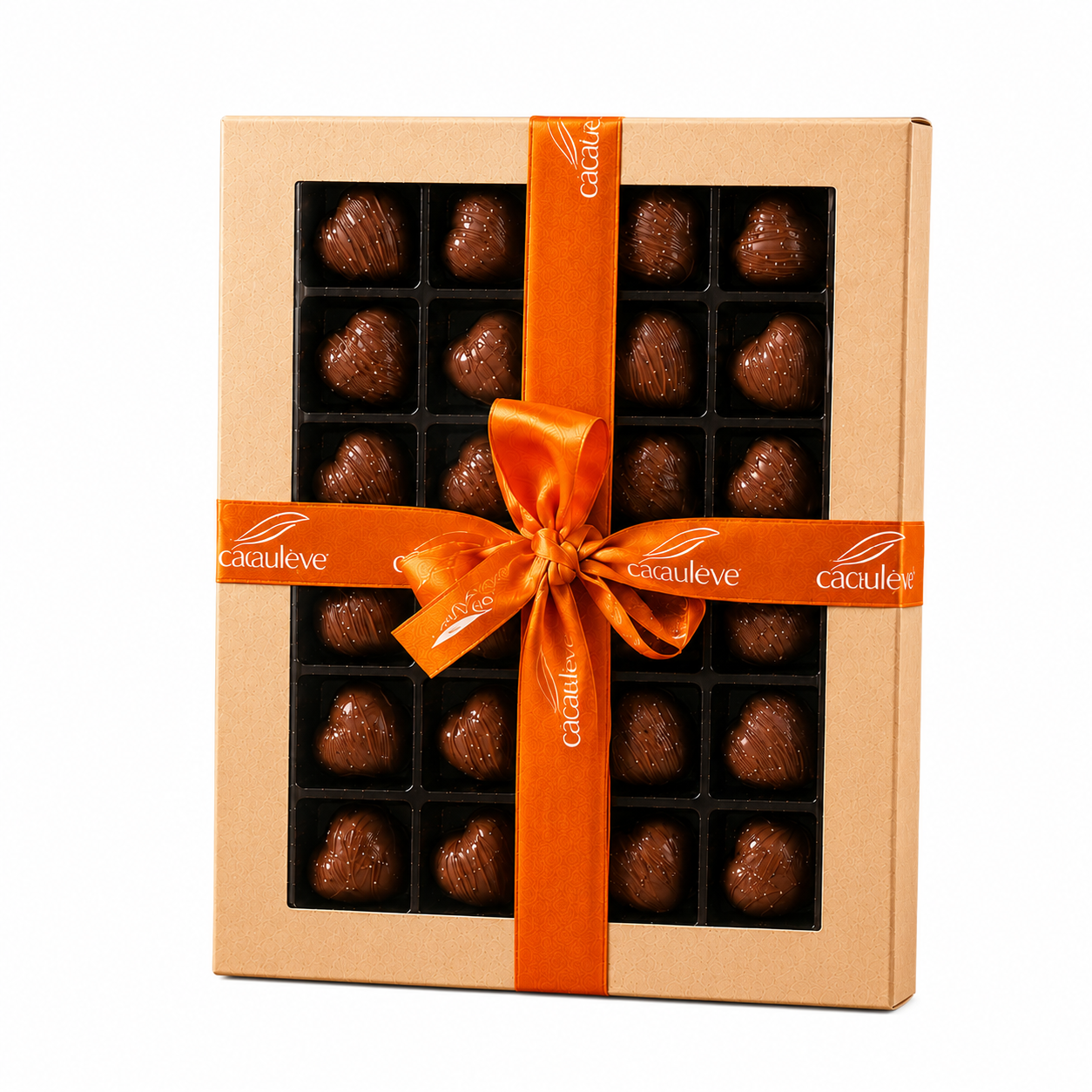 Kit - Caixa Bombom Chocolate Gourmet Ao Leite - 220g / Placa - Imagem 2
