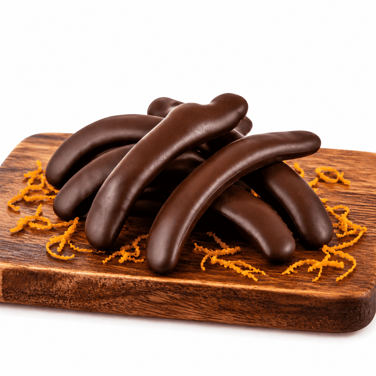 Casca de Laranja Choc. Meio Amargo - 100g - Imagem 2