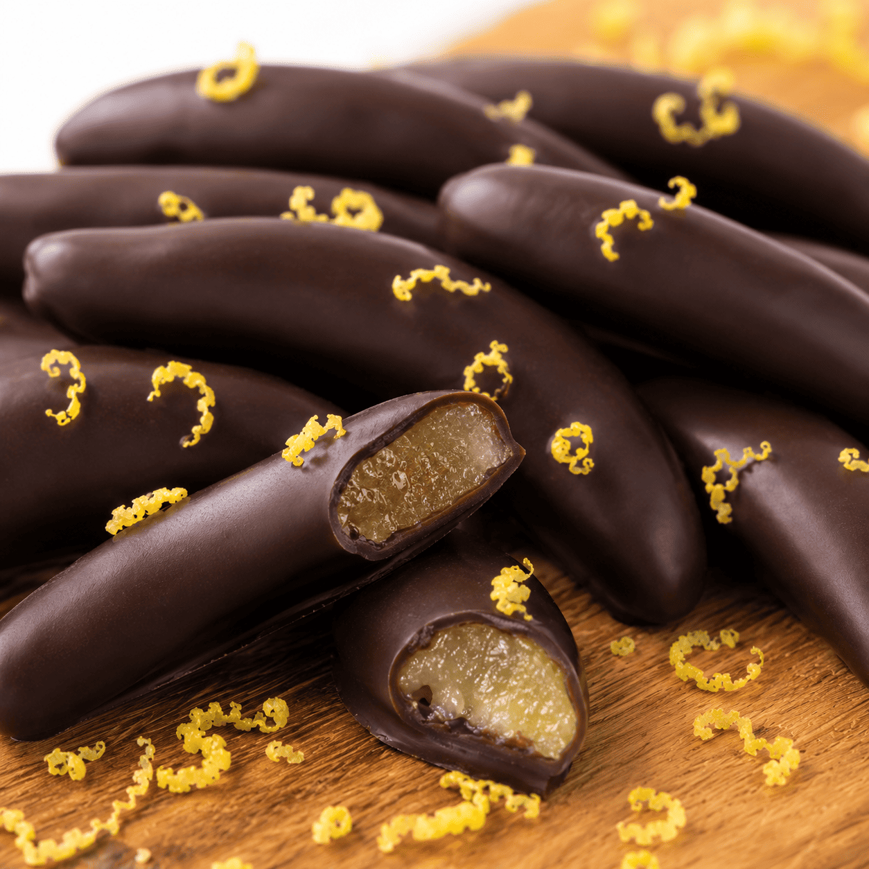 Casca de Limão Siciliano Choc. Meio Amargo - 100g - Imagem 2