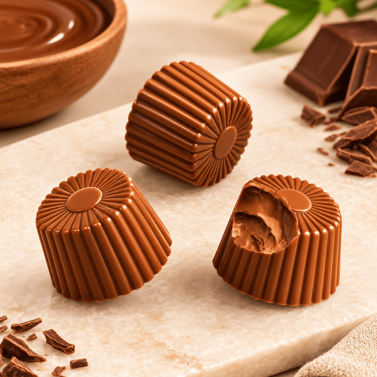 Caixa Bombom Chocolate Gourmet Ao Leite - 96g - Imagem 2