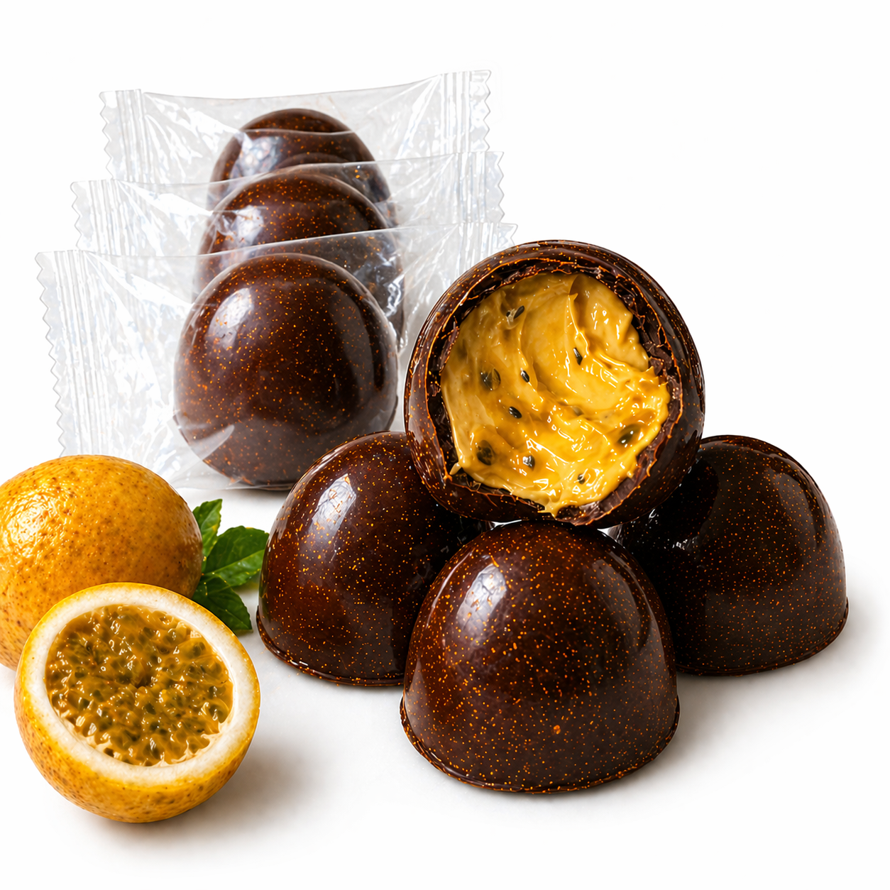 Kit - Trufas De Maracujá Chocolate Ao Leite - Imagem 2